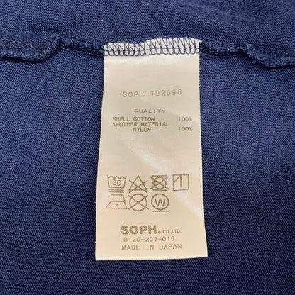 【現状渡し品】【メンズ】 SOPHNET. ソフネット L/S Tee ロンT 長袖 Tシャツ トップス 142-260331-ea-01-fur サイズ：XL カラー：ネイビー 万代Net店
