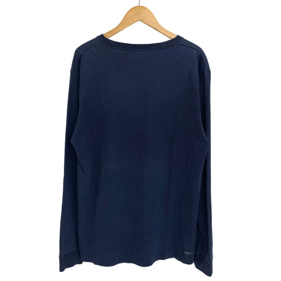 【現状渡し品】【メンズ】 SOPHNET. ソフネット L/S Tee ロンT 長袖 Tシャツ トップス 142-260331-ea-01-fur サイズ：XL カラー：ネイビー 万代Net店