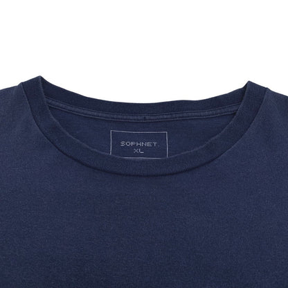 【現状渡し品】【メンズ】 SOPHNET. ソフネット L/S Tee ロンT 長袖 Tシャツ トップス 142-260331-ea-01-fur サイズ：XL カラー：ネイビー 万代Net店