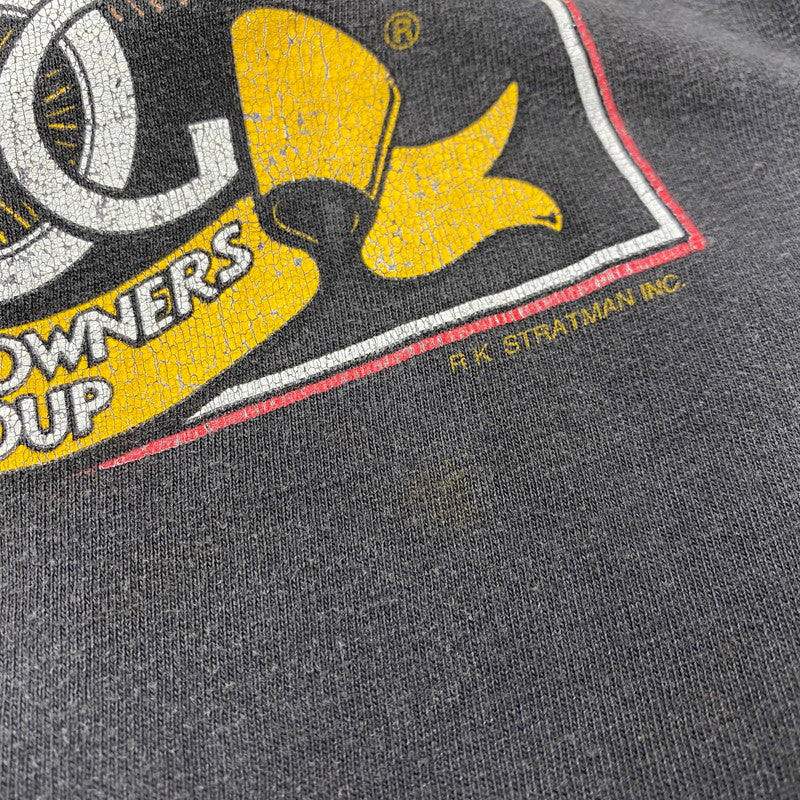 【中古品】【メンズ】 HARLEY-DAVIDSON ハーレーダビッドソン R.K.STRATMAN 両シングル USA製 PRINT SS TEE プリント ショートスリーブ ティー トップス 半袖 146-260615-cs-10-izu サイズ：L カラー：ブラック 万代Net店