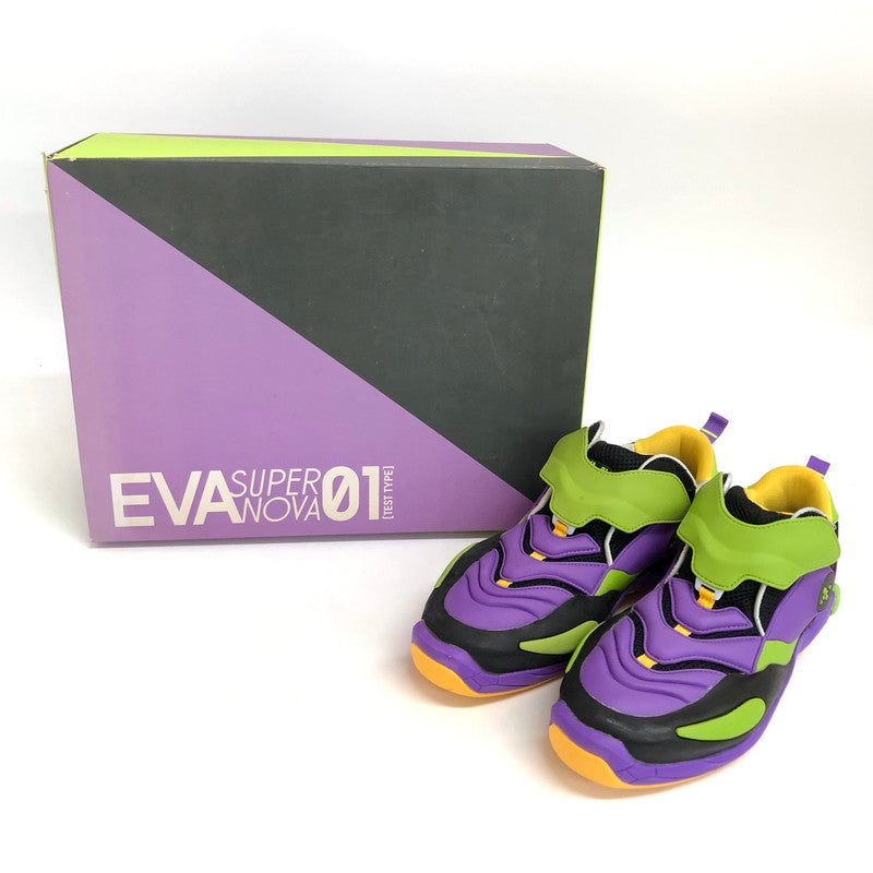 【現状渡し品】【メンズ】 Achilles アキレス EVA-SUPER NOVA 01 SCRH-11 新世紀エヴァンゲリオン 初号機モデル スニーカー シューズ 靴 162-250620-rs-03-fur サイズ：M(25.5～26.5cm) カラー：初号機モデル 万代Net店