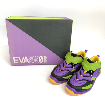 【現状渡し品】【メンズ】 Achilles アキレス EVA-SUPER NOVA 01 SCRH-11 新世紀エヴァンゲリオン 初号機モデル スニーカー シューズ 靴 162-250620-rs-03-fur サイズ：M(25.5～26.5cm) カラー：初号機モデル 万代Net店