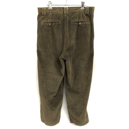 【現状渡し品】【メンズ】 VAN HEUSIN ヴァンヒューゼン CORDUROY PANTS コーデュロイパンツ ボトムス 古着 ヴィンテージ 157-260526-rs-06-fur サイズ：34×30 カラー：カーキ 万代Net店