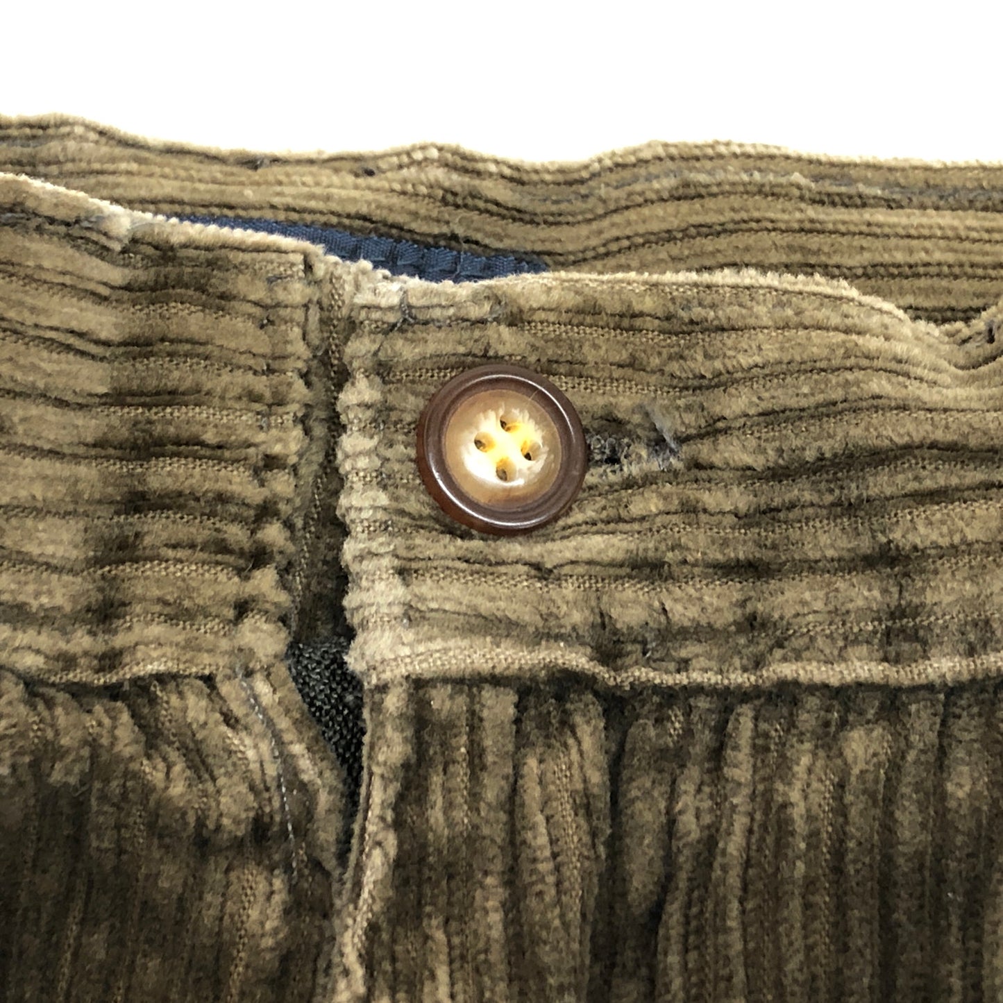 【現状渡し品】【メンズ】 VAN HEUSIN ヴァンヒューゼン CORDUROY PANTS コーデュロイパンツ ボトムス 古着 ヴィンテージ 157-260526-rs-06-fur サイズ：34×30 カラー：カーキ 万代Net店