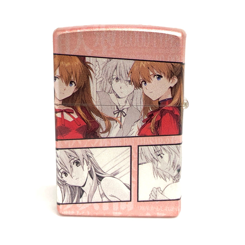 【中古美品】【メンズ/レディース】 ZIPPO × EVANGELION ジッポ OIL LIGHTER オイルライター 惣流・アスカ・ラングレー 綾波レイ 小物 206-260813-rs-02-fur 万代Net店