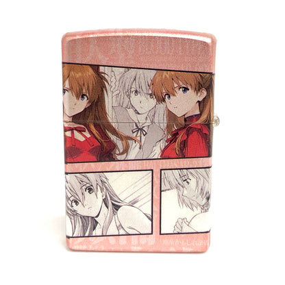 【中古美品】【メンズ/レディース】 ZIPPO × EVANGELION ジッポ OIL LIGHTER オイルライター 惣流・アスカ・ラングレー 綾波レイ 小物 206-260813-rs-02-fur 万代Net店