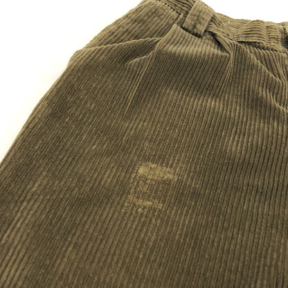 【現状渡し品】【メンズ】 VAN HEUSIN ヴァンヒューゼン CORDUROY PANTS コーデュロイパンツ ボトムス 古着 ヴィンテージ 157-260526-rs-06-fur サイズ：34×30 カラー：カーキ 万代Net店