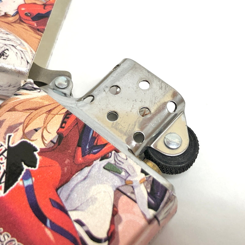 【中古美品】【メンズ/レディース】 ZIPPO × EVANGELION ジッポ OIL LIGHTER オイルライター 惣流・アスカ・ラングレー 綾波レイ 小物 206-260813-rs-02-fur 万代Net店