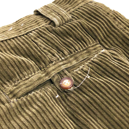 【現状渡し品】【メンズ】 VAN HEUSIN ヴァンヒューゼン CORDUROY PANTS コーデュロイパンツ ボトムス 古着 ヴィンテージ 157-260526-rs-06-fur サイズ：34×30 カラー：カーキ 万代Net店