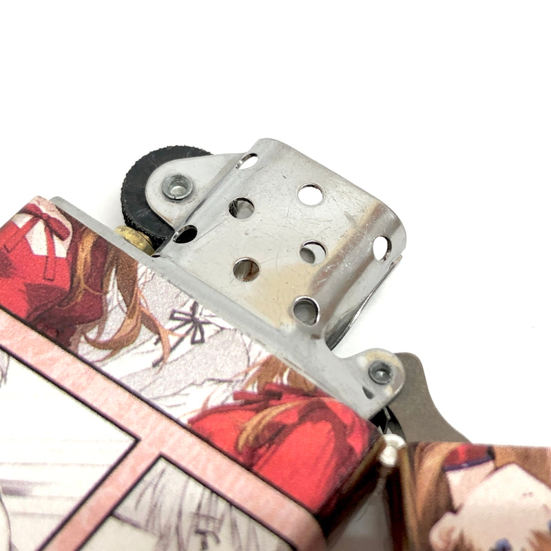 【中古美品】【メンズ/レディース】 ZIPPO × EVANGELION ジッポ OIL LIGHTER オイルライター 惣流・アスカ・ラングレー 綾波レイ 小物 206-260813-rs-02-fur 万代Net店