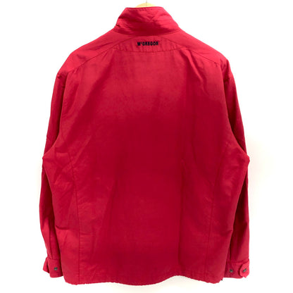 【現状渡し品】【メンズ】 McGREGOR マックレガー JACKET MM11-8606 ジャケット ブルゾン アウター 古着 ヴィンテージ 146-260526-rs-07-fur サイズ：L カラー：レッド 万代Net店