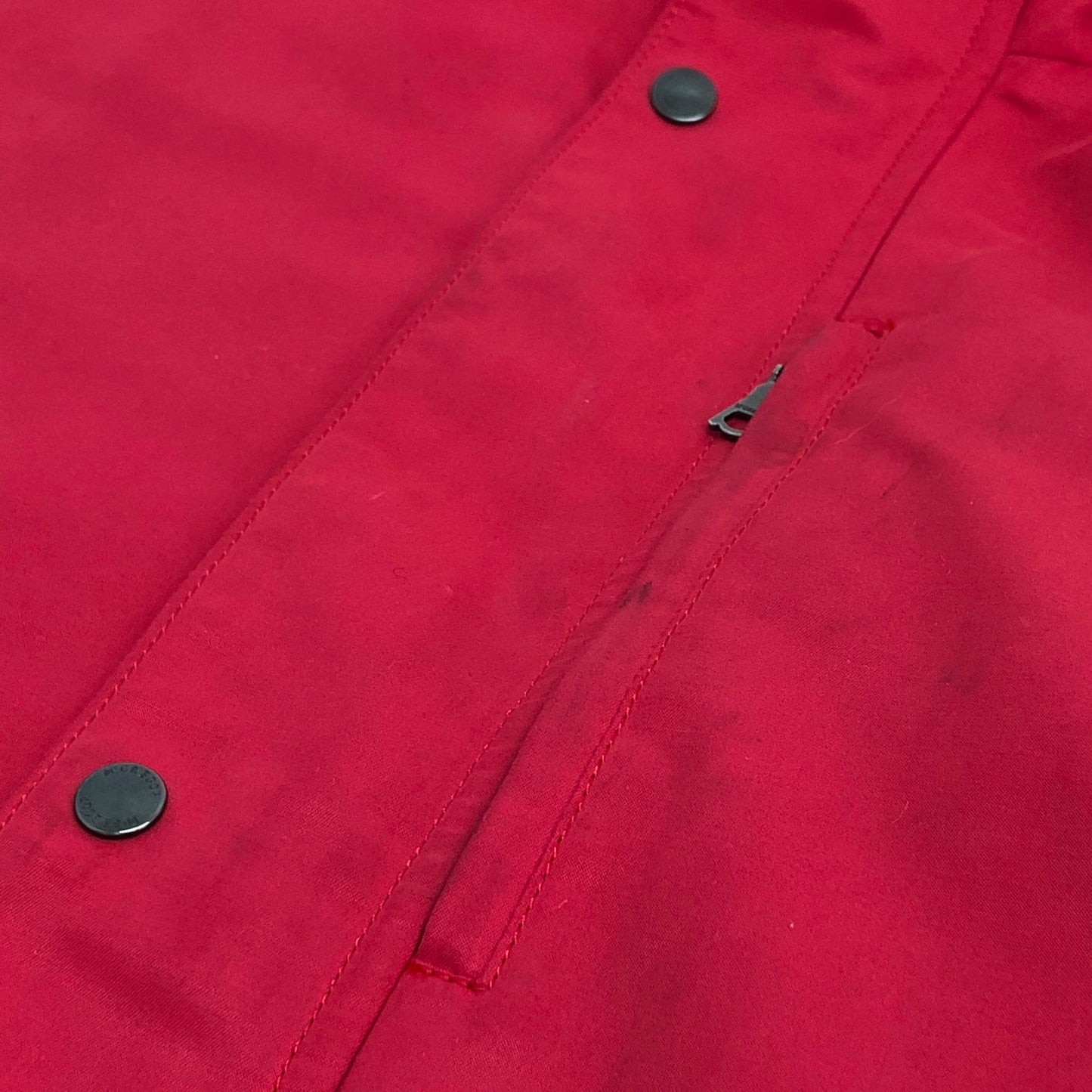 【現状渡し品】【メンズ】 McGREGOR マックレガー JACKET MM11-8606 ジャケット ブルゾン アウター 古着 ヴィンテージ 146-260526-rs-07-fur サイズ：L カラー：レッド 万代Net店