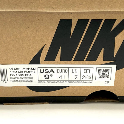 【現状渡し品】【メンズ/レディース】 NIKE ナイキ WMNS AIR JORDAN 1 ZOOM CMFT2 DV1305-004 ウィメンズ エア ジョーダン ズーム コンフォート スニーカー シューズ 靴 160-260813-rs-03-fur サイズ：26.5cm US9.5 カラー：ユニバーシティブルー/アイスブルー 万代Net店