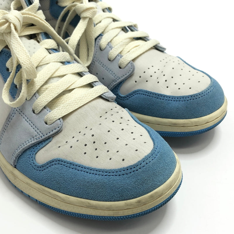 【現状渡し品】【メンズ/レディース】 NIKE ナイキ WMNS AIR JORDAN 1 ZOOM CMFT2 DV1305-004 ウィメンズ エア ジョーダン ズーム コンフォート スニーカー シューズ 靴 160-260813-rs-03-fur サイズ：26.5cm US9.5 カラー：ユニバーシティブルー/アイスブルー 万代Net店