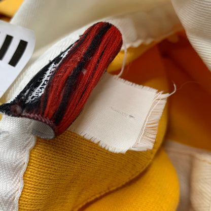 【中古品】【メンズ】 Barbarian バーバリアン カナダ製 旧タグ QUEEN'S UNIVERSITY クイーンズ ユニバーシティ LS ロングスリーブ RUGGER SHIRT ラガー シャツ トップス 長袖 146-250907-ya-04-izu サイズ：XL カラー：イエロー系 万代Net店