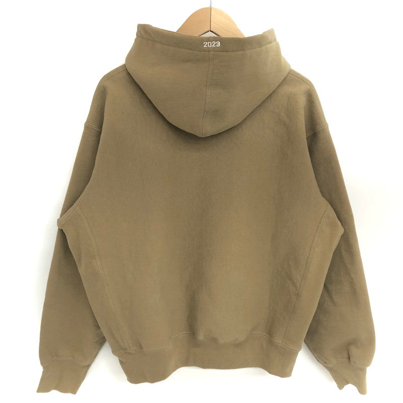 【中古品】【メンズ/レディース】 Box Logo Hooded Sweatshirt ボックスロゴ フーデッド スウェットシャツ パーカー 長袖 トップス 149-251216-rs-03-fur サイズ：S カラー：ベージュ系 万代Net店