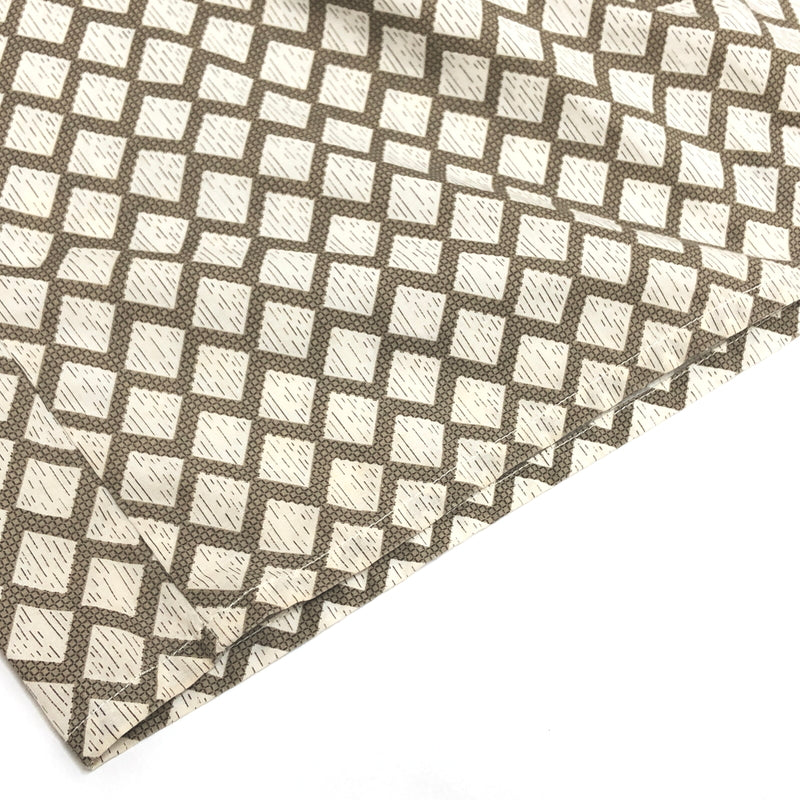 【現状渡し品】【メンズ】 PACE ペース S/S BD SHIRT 半袖 シャツ トップス 総柄 古着 ヴィンテージ 146-260527-rs-04-fur サイズ：L カラー：ブラウン 万代Net店