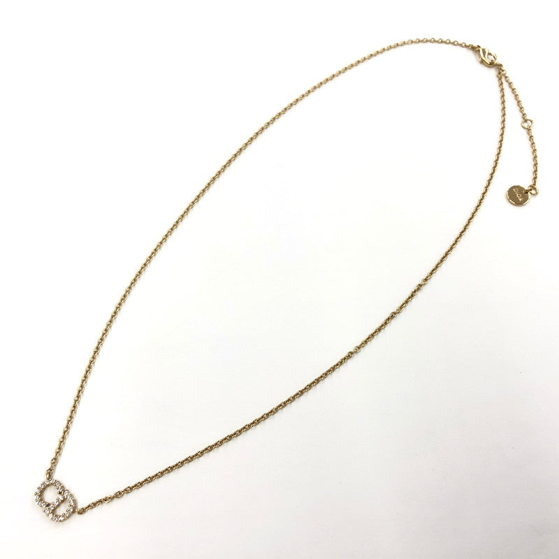 【中古品】【レディース】 Dior ディオール Clair D Lune N0717CDLCY_D301 クレール ディー リュヌ ネックレス CDシグネチャー アクセサリー 182-250210-rs-02-fur カラー：ゴールド 万代Net店