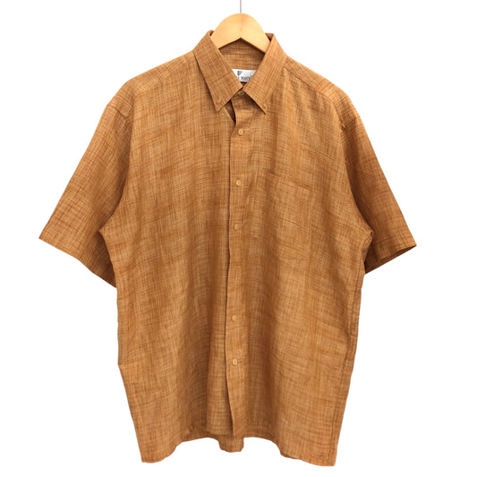 【中古品】【メンズ】 NINTH WAVE S/S BD SHIRT 半袖 シャツ トップス 古着 ヴィンテージ 146-260527-rs-05-fur サイズ：42cms カラー：ブラウン 万代Net店