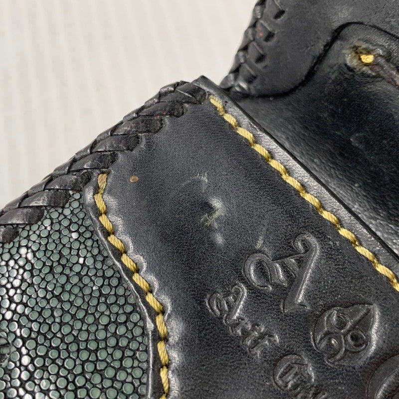 【現状渡し品】【メンズ/レディース】 SAAD -ARIF COLLECTION- サード アリフコレクション EAGLE CUSTOM STINGRAY LEATHER COIN CASE イーグル カスタム スティングレイ レザー コインケース 財布 200-260610-kh-01-izu 万代Net店