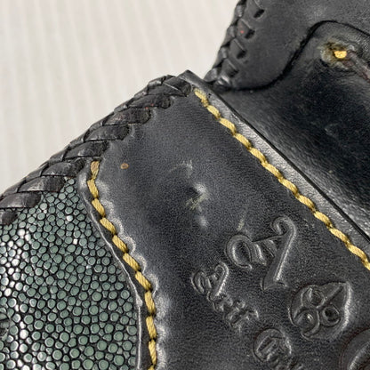 【現状渡し品】【メンズ/レディース】 SAAD -ARIF COLLECTION- サード アリフコレクション EAGLE CUSTOM STINGRAY LEATHER COIN CASE イーグル カスタム スティングレイ レザー コインケース 財布 200-260610-kh-01-izu 万代Net店