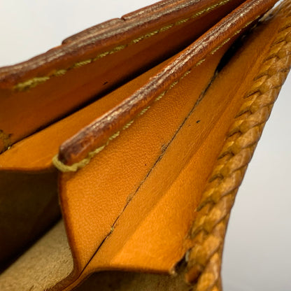 【中古品】【メンズ/レディース】 SAAD サード LEATHER CONCHO LONG WALLET レザー コンチョ ロング ウォレット 財布 200-260610-kh-02-izu カラー：ブラウン 万代Net店