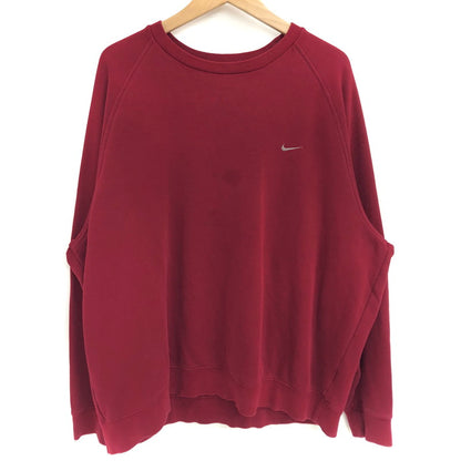 【現状渡し品】【メンズ】 NIKE ナイキ 196184 00S 銀タグ スウェット 長袖 トップス 146-250923-hn-07-fur サイズ：XL カラー：レッド系 万代Net店