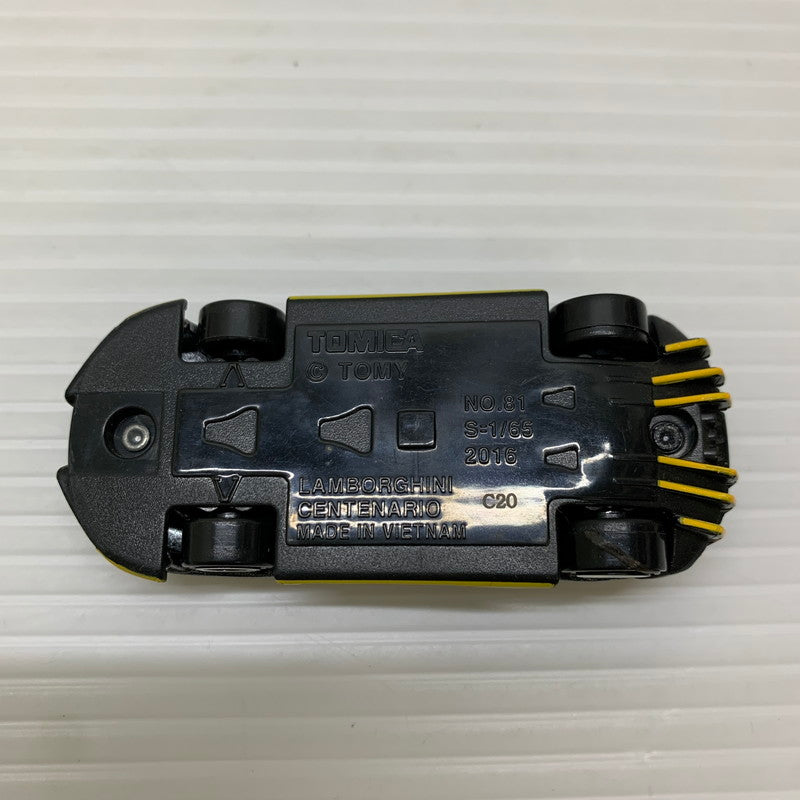 【中古品】 タカラトミー トミカ No.81 ランボルギーニ チェンテナリオ 1/65 ミニカー 062-251212-AS-1-min 万代Net店