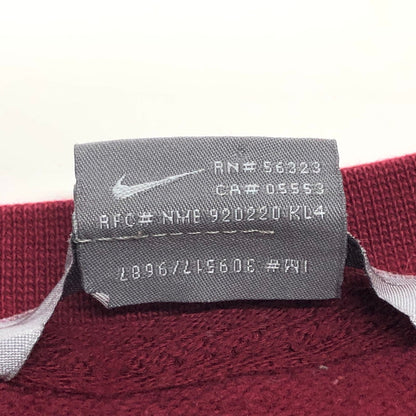 【現状渡し品】【メンズ】 NIKE ナイキ 196184 00S 銀タグ スウェット 長袖 トップス 146-250923-hn-07-fur サイズ：XL カラー：レッド系 万代Net店