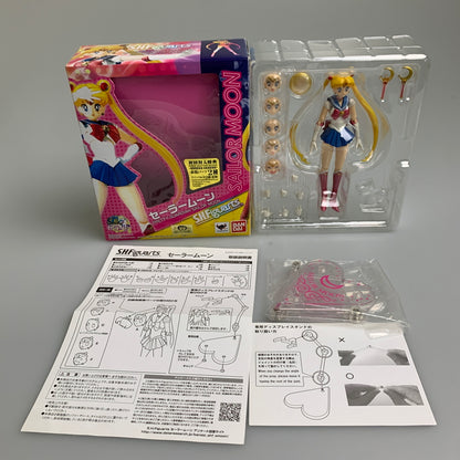 【現状渡し品】 S.H.Figuarts 美少女戦士 セーラームーン 初回封入特典 表情パーツ2種つき 20th フィギュア 040-260604-hu-04-min 万代Net店