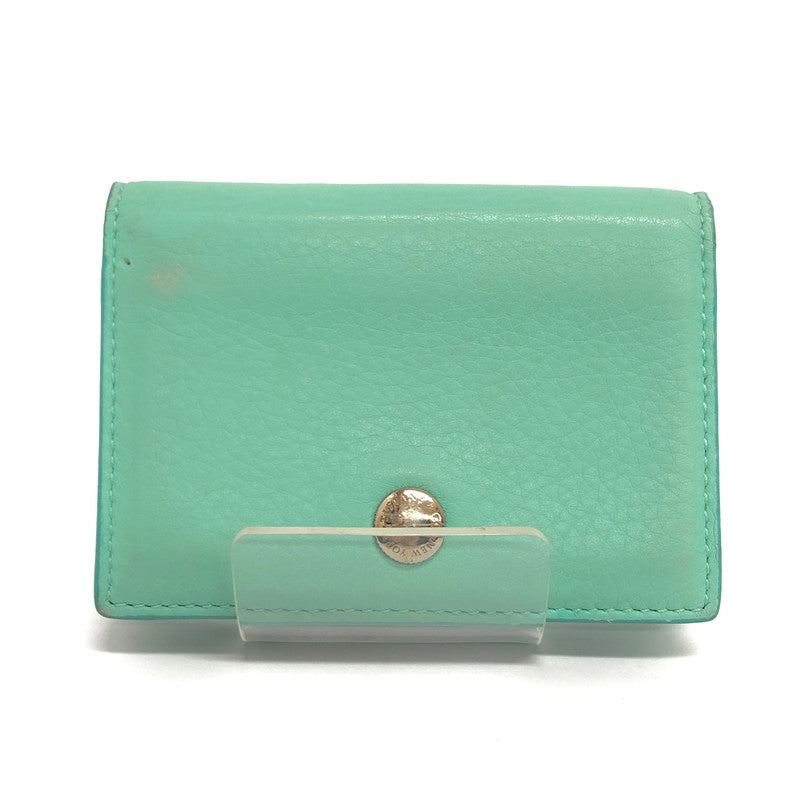 【現状渡し品】【レディース】 TIFFANY&Co. ティファニー CARD CASE ティファニー カードケース カード収納 カード入れ 名刺入れ 小物 アクセサリー 181-251217-rs-01-fur カラー：ティファニーブルー 万代Net店