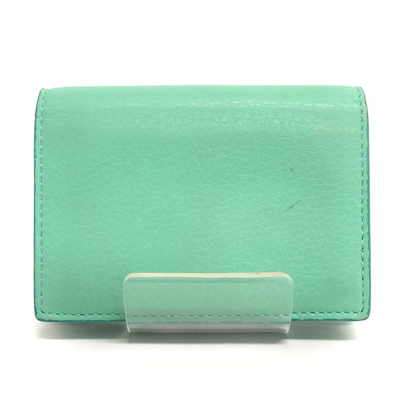 【現状渡し品】【レディース】 TIFFANY&Co. ティファニー CARD CASE ティファニー カードケース カード収納 カード入れ 名刺入れ 小物 アクセサリー 181-251217-rs-01-fur カラー：ティファニーブルー 万代Net店