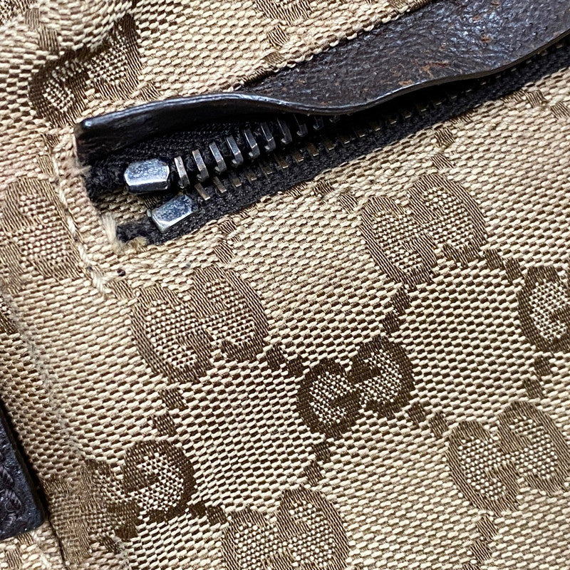【中古品】【メンズ/レディース】 GUCCI グッチ 28566 GG キャンバス WAIST POUCH ウエストポーチ 鞄 カバン ボディバッグ 180-250605-ma-06-izu カラー：茶系 万代Net店
