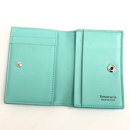 【現状渡し品】【レディース】 TIFFANY&Co. ティファニー CARD CASE ティファニー カードケース カード収納 カード入れ 名刺入れ 小物 アクセサリー 181-251217-rs-01-fur カラー：ティファニーブルー 万代Net店