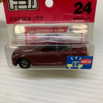【中古品】 TOMY トミー トミカ24 トヨタNEWソアラ ブリスター 長期保管品 ミニカー 062-251212-AS-2-min 万代Net店