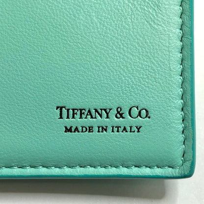 【現状渡し品】【レディース】 TIFFANY&Co. ティファニー CARD CASE ティファニー カードケース カード収納 カード入れ 名刺入れ 小物 アクセサリー 181-251217-rs-01-fur カラー：ティファニーブルー 万代Net店