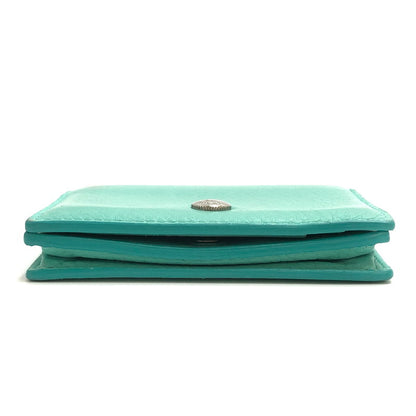 【現状渡し品】【レディース】 TIFFANY&Co. ティファニー CARD CASE ティファニー カードケース カード収納 カード入れ 名刺入れ 小物 アクセサリー 181-251217-rs-01-fur カラー：ティファニーブルー 万代Net店