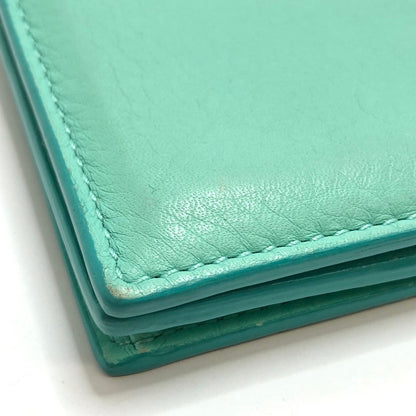 【現状渡し品】【レディース】 TIFFANY&Co. ティファニー CARD CASE ティファニー カードケース カード収納 カード入れ 名刺入れ 小物 アクセサリー 181-251217-rs-01-fur カラー：ティファニーブルー 万代Net店