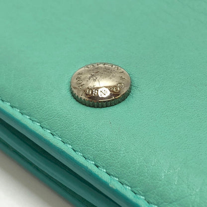 【現状渡し品】【レディース】 TIFFANY&Co. ティファニー CARD CASE ティファニー カードケース カード収納 カード入れ 名刺入れ 小物 アクセサリー 181-251217-rs-01-fur カラー：ティファニーブルー 万代Net店