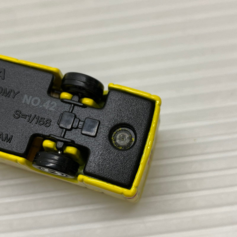 【中古品】 タカラトミー トミカ No.42 はとバス イエロー ミニカー 長期保管品 062-251212-AS-3-min 万代Net店