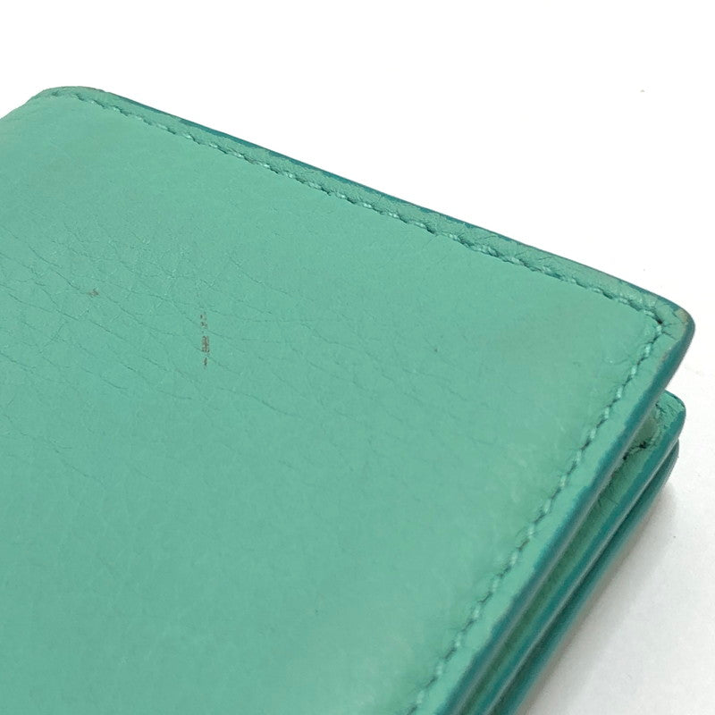 【現状渡し品】【レディース】 TIFFANY&Co. ティファニー CARD CASE ティファニー カードケース カード収納 カード入れ 名刺入れ 小物 アクセサリー 181-251217-rs-01-fur カラー：ティファニーブルー 万代Net店