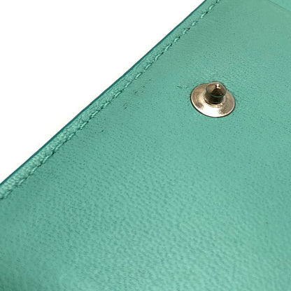 【現状渡し品】【レディース】 TIFFANY&Co. ティファニー CARD CASE ティファニー カードケース カード収納 カード入れ 名刺入れ 小物 アクセサリー 181-251217-rs-01-fur カラー：ティファニーブルー 万代Net店