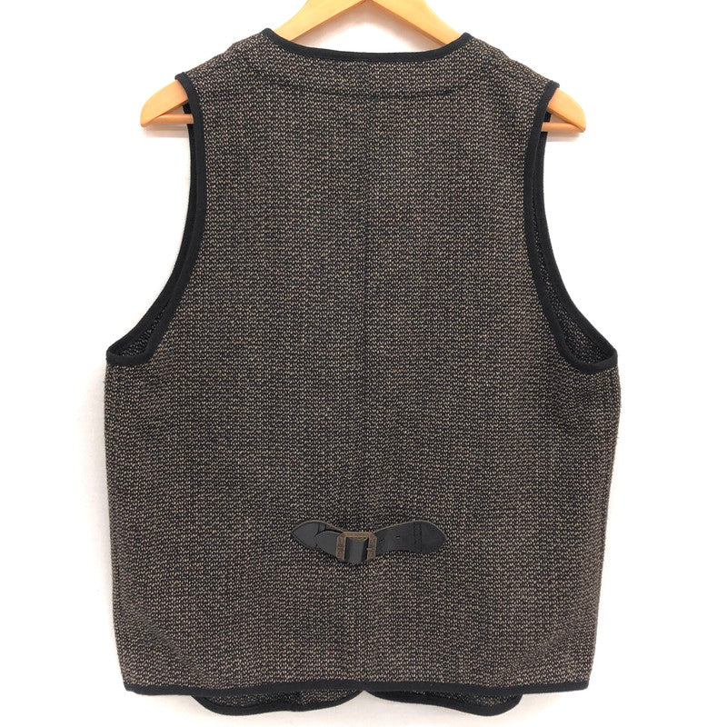 【中古品】【メンズ】 BEN DAVIS ベンデイビス BEACH CLOTH VEST G-1980004 ビーチクロス ベスト レイヤード トップス 142-250210-rs-05-fur サイズ：L カラー：ブラック/ブラウン系 万代Net店