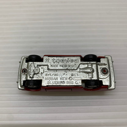 【中古品】 TOMY トミー 1/60 ニッサン ブルーバード SSS クーペ レッド 黒箱 ミニカー 長期保管品 060-251212-AS-4-min 万代Net店