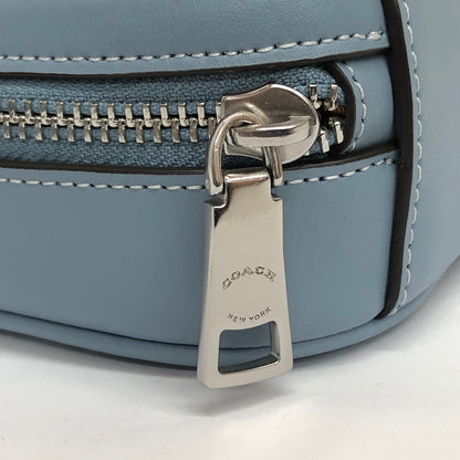 【中古品】【レディース】 COACH コーチ CH152 エヴァ フォーン クロスボディ・シグネチャー シャンブレー ショルダーバッグ ミニバッグ 鞄 180-251217-rs-02-fur カラー：ブルー・サックス系 万代Net店