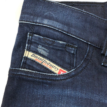 【現状渡し品】【レディース】 DIESEL ディーゼル LIVIER-FLARE 0068S フレアー デニムパンツ スリム ストレッチ ジーンズ ボトムス 152-250210-rs-06-fur サイズ：W23 L30 カラー：インディゴ 万代Net店