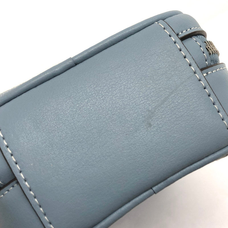 【中古品】【レディース】 COACH コーチ CH152 エヴァ フォーン クロスボディ・シグネチャー シャンブレー ショルダーバッグ ミニバッグ 鞄 180-251217-rs-02-fur カラー：ブルー・サックス系 万代Net店