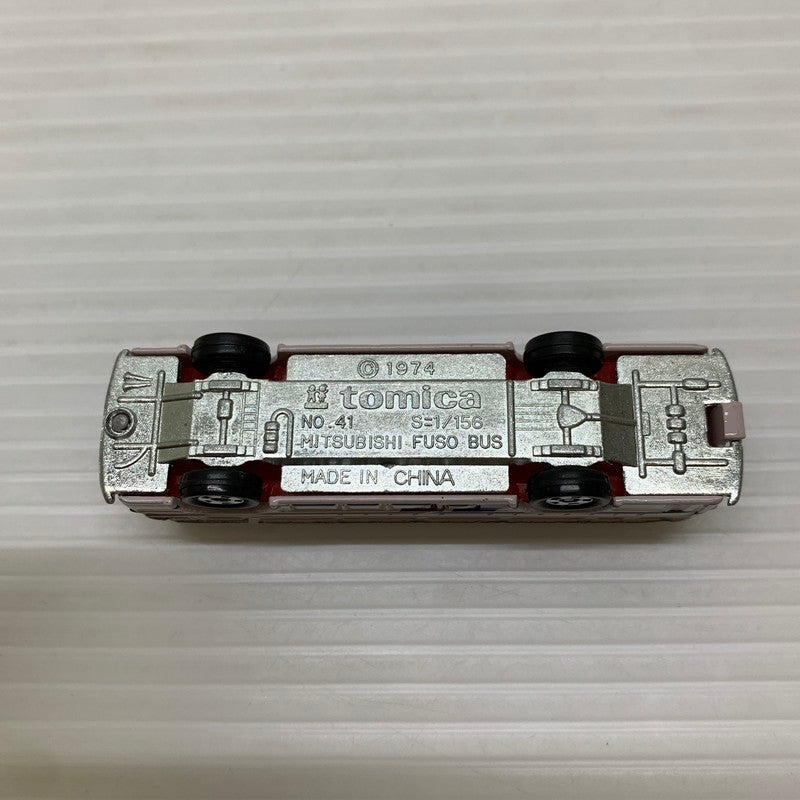 【中古品】 トミカ 新潟交通観光バス 三菱ふそうワンマンバス なつかしの昭和(40・50年代)観光バス 中国製 ミニカー 長期保管品 062-251212-min 万代Net店