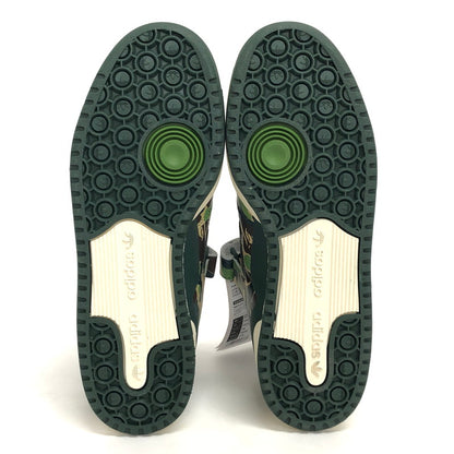 【中古品】【メンズ】 adidas アディダス × A BATHING APE FORUM 84 LOW 30TH ANNIVERSARY "GREEN CAMO" ID4771 フォーラム スニーカー シューズ 迷彩 靴 161-251217-rs-03-fur サイズ：26.0cm US8 カラー：カモフラージュ(グリーン系) 万代Net店