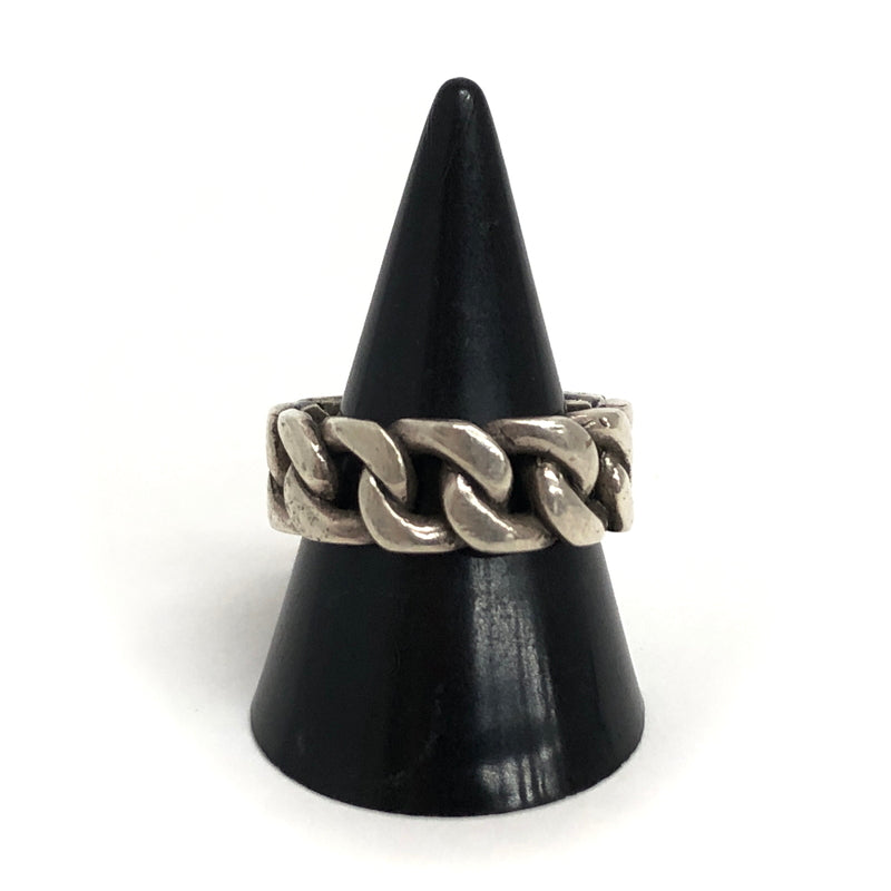 【中古品】【メンズ】 FOR THOSE WHO SIN フォー・ゾーズ・フー・シン CUBAN SHELL RING 指輪 リング パール シルバー 925 アクセサリー 192-260528-rs-04-fur サイズ：US8(約16号～17号相当) カラー：シルバー/ホワイト 万代Net店